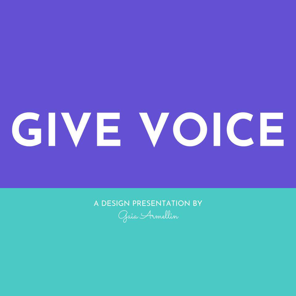 Give Voice: Social Design @ MASE